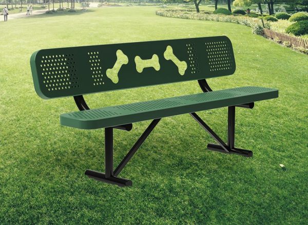dogipark, bone bench, park bench, animal