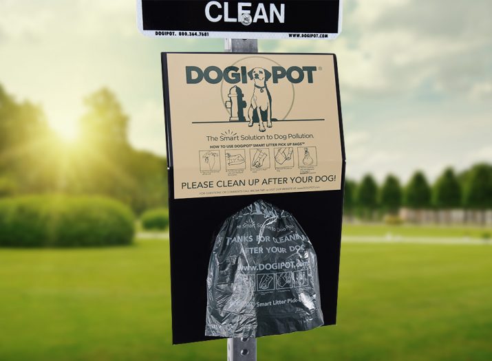dog poop disposal container